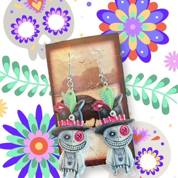 Day of the dead Earrings - Picture 1 of 1